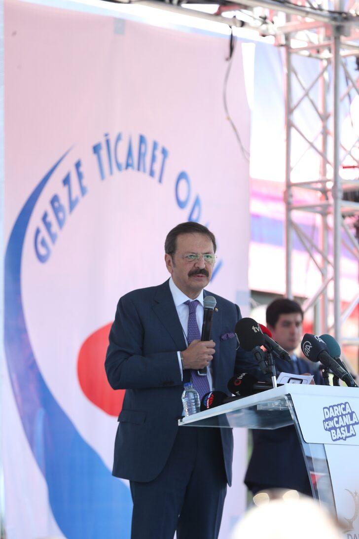 TOBB Başkanı Rifat Hisarcıklıoğlu, Kocaeli'de hizmet kompleksi açılışına katıldı G2