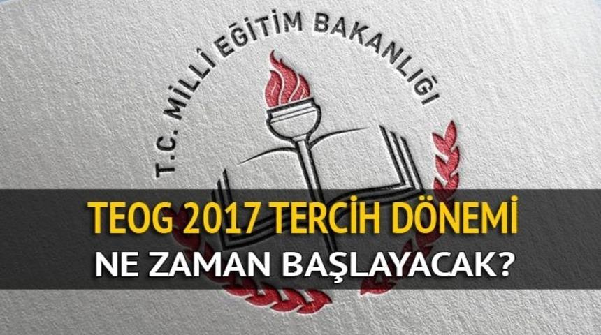 TEOG 2017 tercih d&ouml;nemi E-okul'da ne zaman başlıyor? 