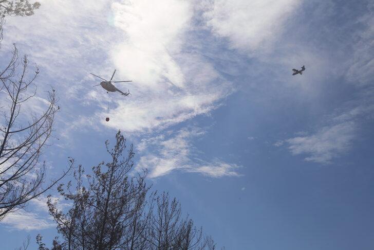 GÜNCELLEME 2 - Marmaris'te orman yangınına havadan ve karadan müdahale ediliyor G4