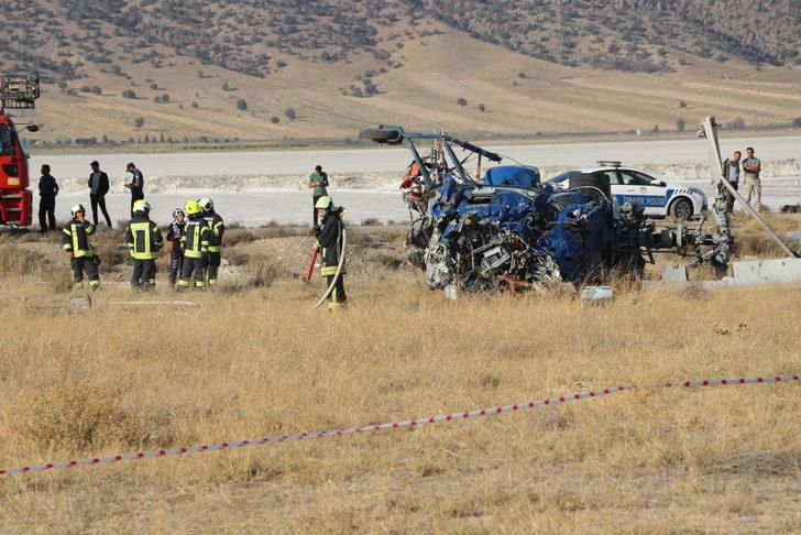 GÜNCELLEME - Denizli'de yangın söndürme helikopteri düştü G2
