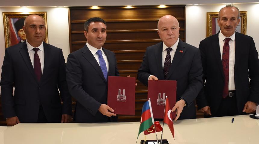 Erzurum ile Azerbaycan'ın Şuşa kenti arasında "Kardeş Şehir" protokolü imzalandı