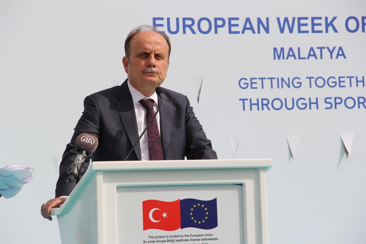 Malatya'da Avrupa Spor Haftası kapsamında etkinlikler ger&ccedil;ekleştirildi
