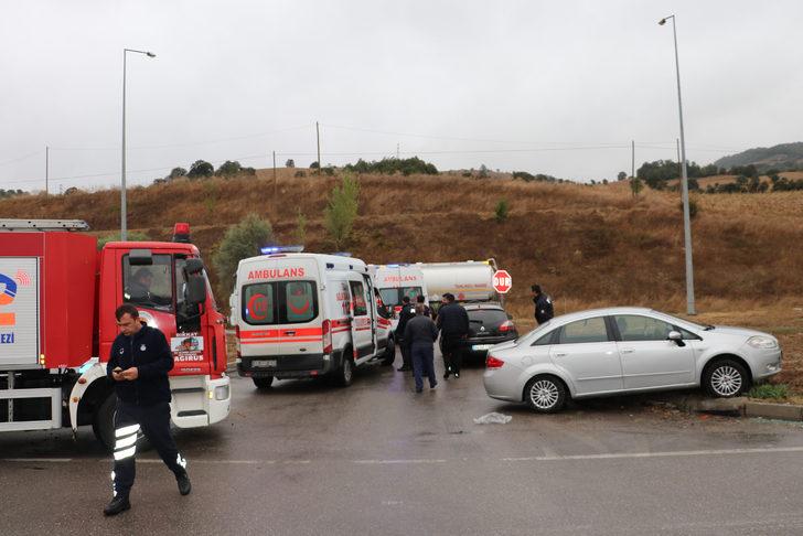 Samsun'da tırla çarpışan otomobildeki 2 kişi yaralandı G1