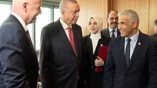 Erdoğan ile Lapid arasındaki 'Fenerbahçe' diyaloğu herkesi güldürdü: Kötü hatıralarım var, bizi hep yeniyorlardı