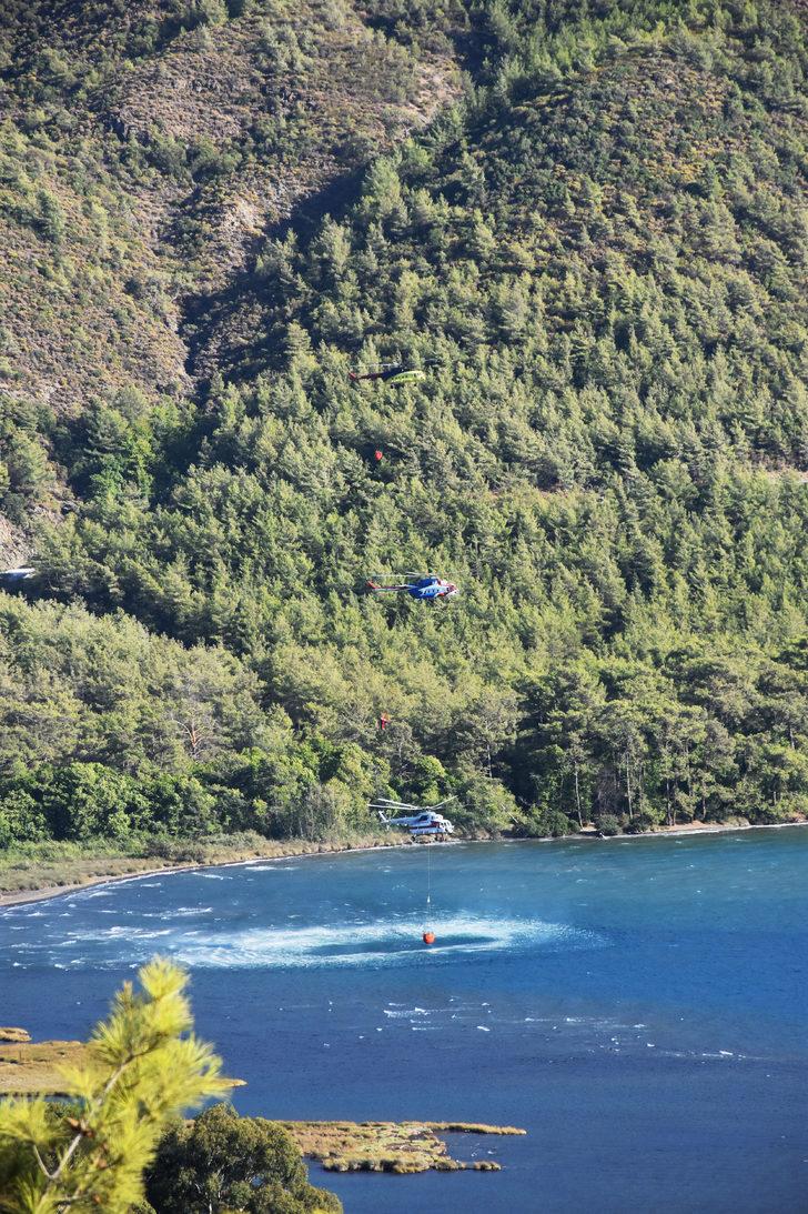 GÜNCELLEME - Marmaris'teki orman yangını kontrol altına alındı G5