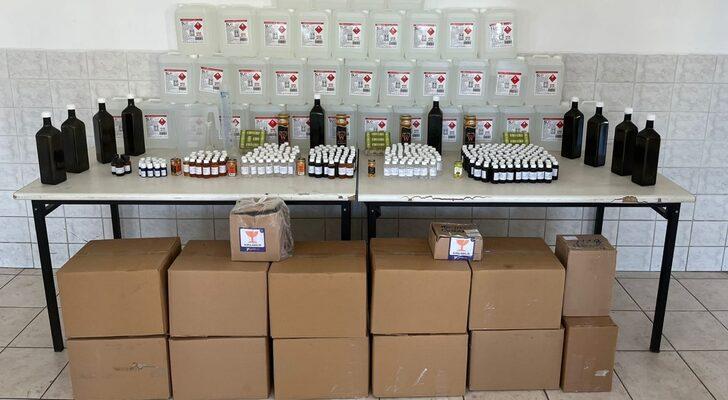 Tekirdağ'da bin 750 litre kaçak içki ele geçirildi G3