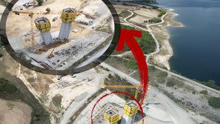 Kanal İstanbul’un ilk köprüsünün ayakları yükselmeye başladı! İşte Sazlıdere Köprüsünün inşaatında son durum