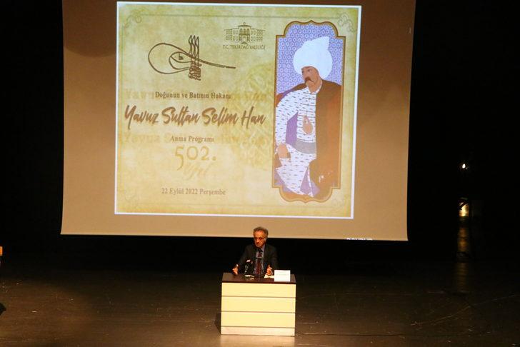 Yavuz Sultan Selim vefatının 502. yılında Tekirdağ'da anıldı G5