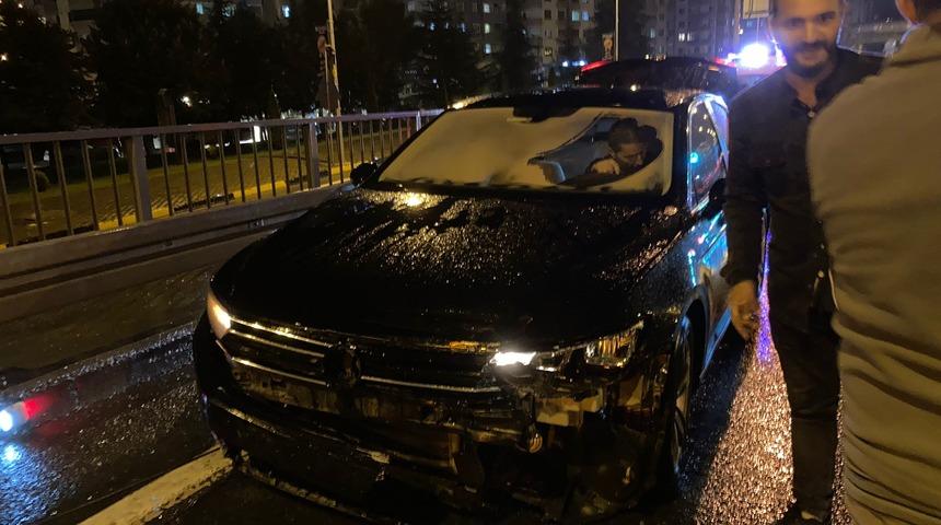 AK Parti Trabzon Milletvekili Cora'nın içinde bulunduğu araç kaza yaptı