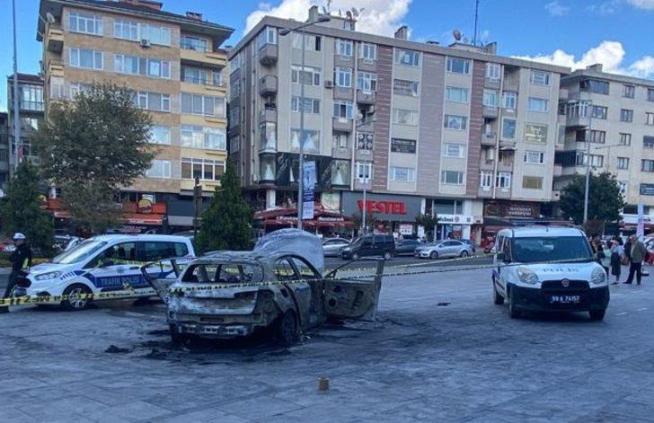 Tekirdağ'da bir kişi çalıştığı şirkete ait otomobili yaktı G3