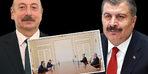 Bakan Koca ile Azerbaycan Cumhurbaşkanı Aliyev arasında kritik görüşme! 