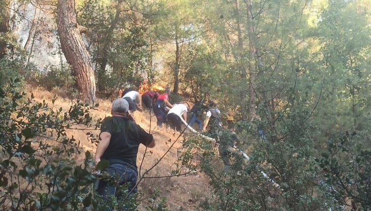 Denizli'de orman yangını çıktı G5