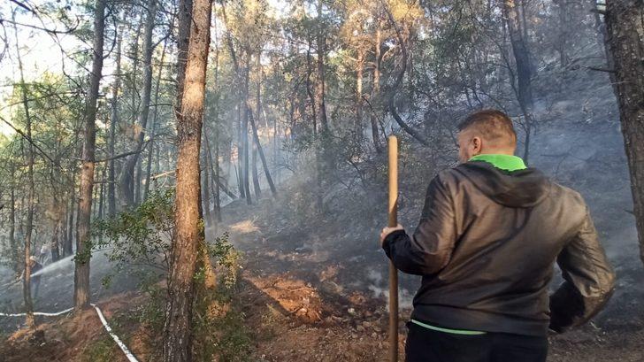 Denizli'de orman yangını çıktı G4