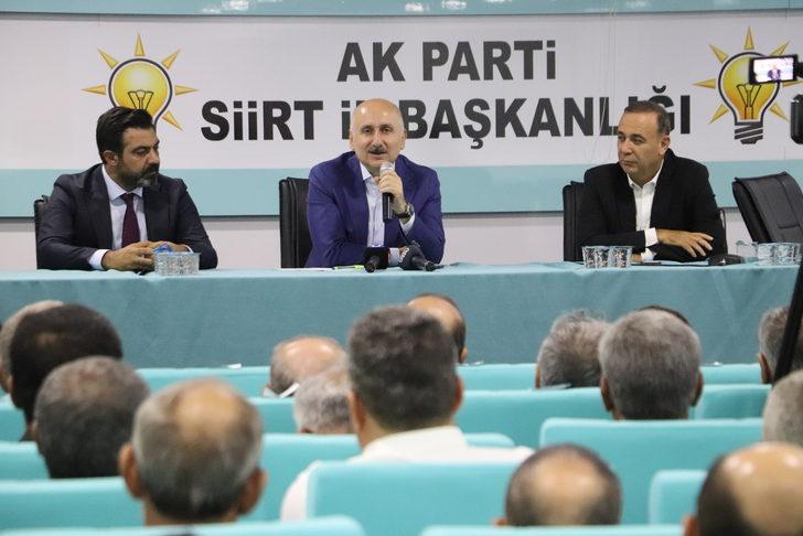 Ulaştırma ve Altyapı Bakanı Adil Karaismailoğlu, Siirt'te ziyaretlerde bulundu: G3