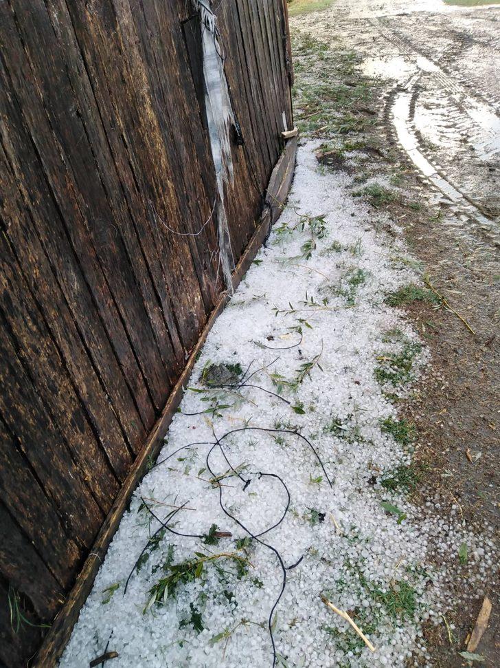 Tokat'ta sağanak ve dolu etkili oldu G3