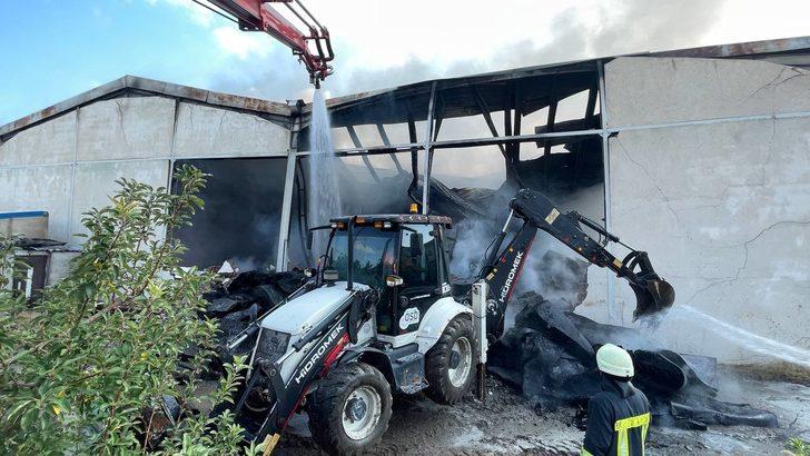 Kayseri'de tekstil fabrikasında yangın çıktı G2