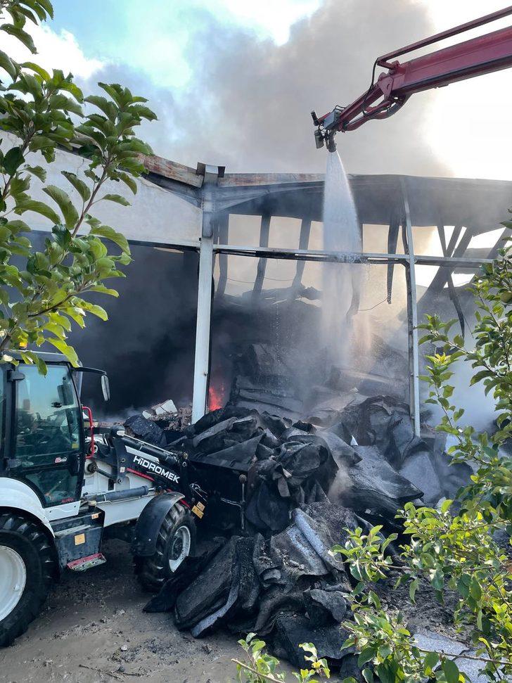 Kayseri'de tekstil fabrikasında yangın çıktı G3