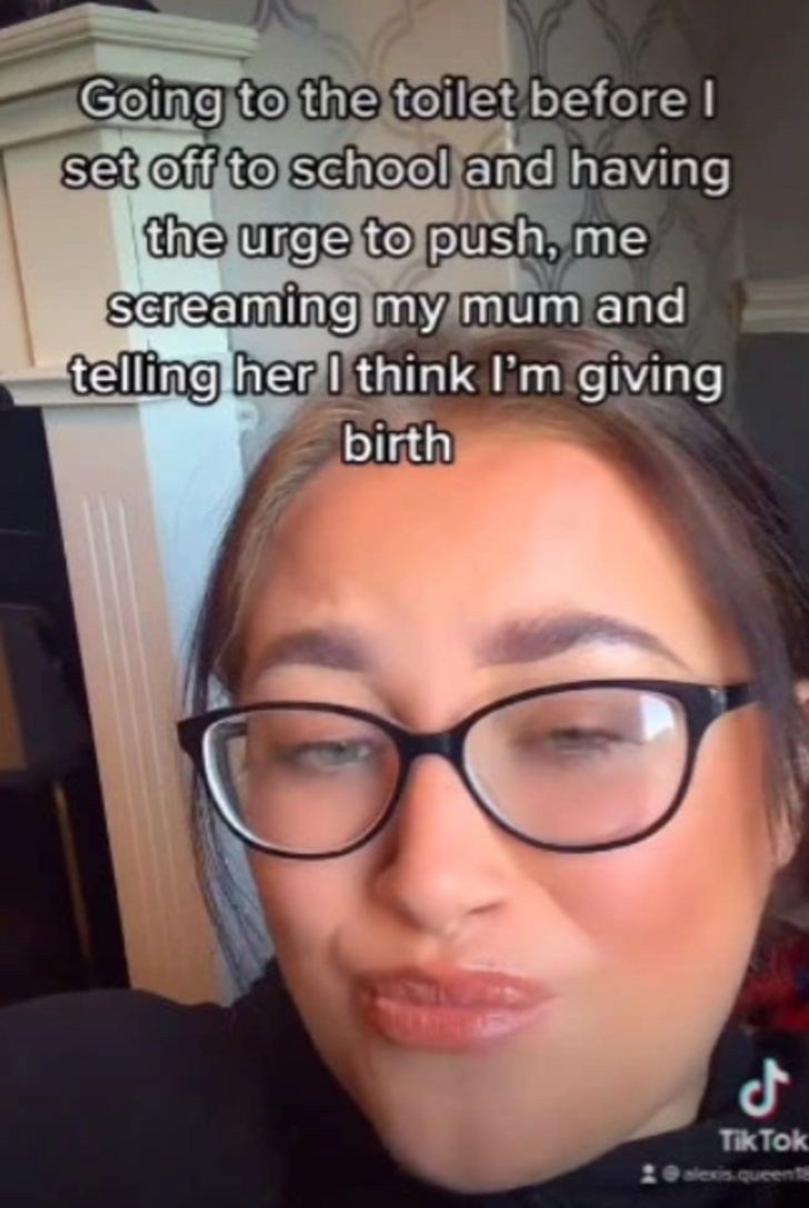 Okul eteğinin altından bebeğinin başını görene kadar hamile olduğunu bilmiyordu! Hikayesi sosyal medyayı salladı G3