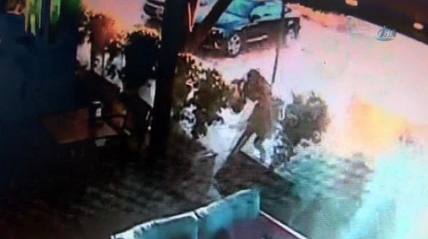 Adana'daki patlama anı kamerada