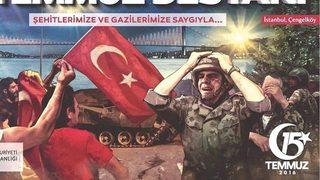 15 Temmuz afişlerine Ahmet Hakan ve Ertuğrul Özkök'ten sert tepki