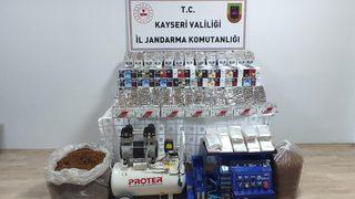 Kayseri'de kaçakçılık operasyonunda 1 kişi gözaltına alındı