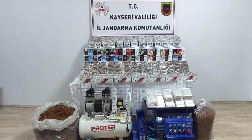 Kayseri'de kaçakçılık operasyonunda 1 kişi gözaltına alındı