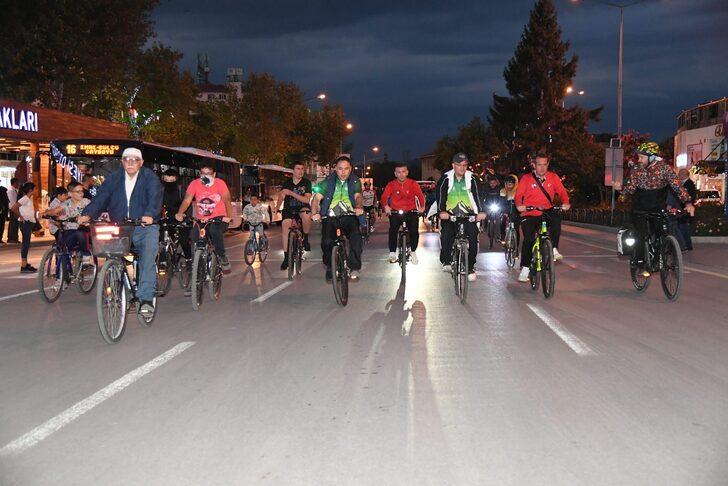 Isparta'da Avrupa Hareketlilik Haftası'nda bisiklet turu düzenlendi G1