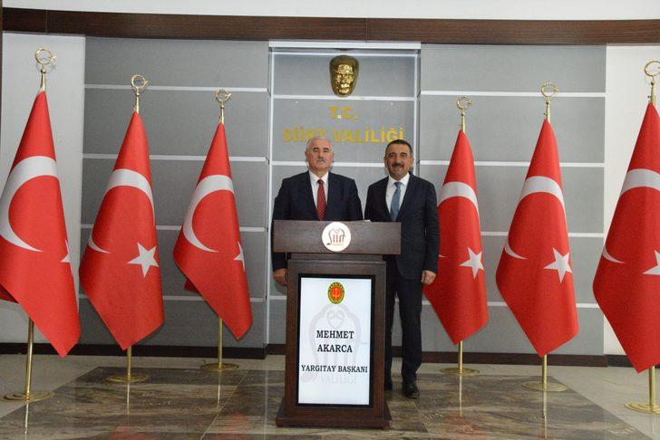 Yargıtay Başkanı Akarca'dan Siirt Valisi Hacıbektaşoğlu'nu ziyaret G2