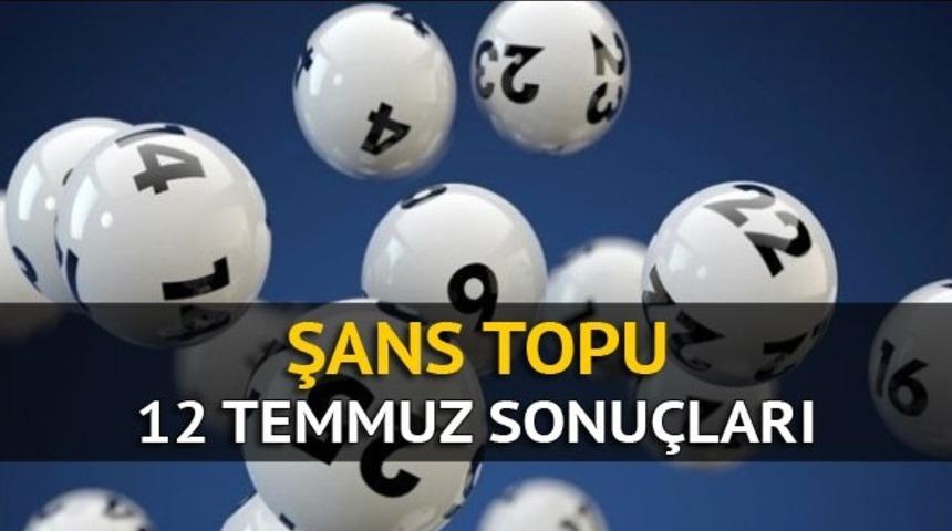 Şans Topu sonuçları 12 Temmuz: Devirli ikramiye ikiye bölündü! 