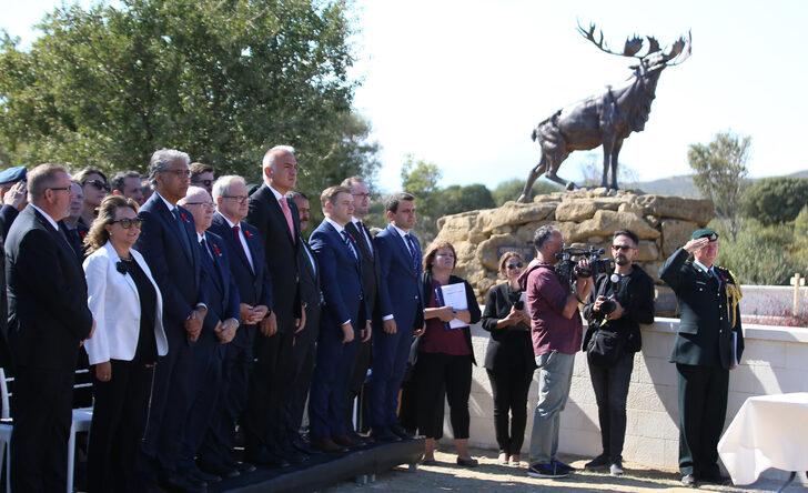Tarihi Gelibolu Yarımadası'nda Kanada Caribou Anıtı açıldı G2
