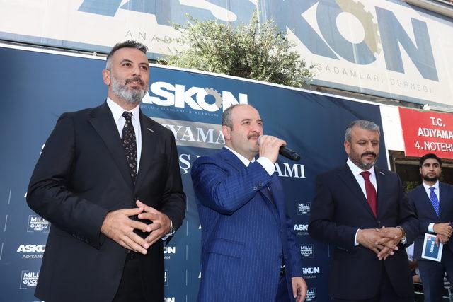 Sanayi ve Teknoloji Bakanı Mustafa Varank, Adıyaman'da konuştu
