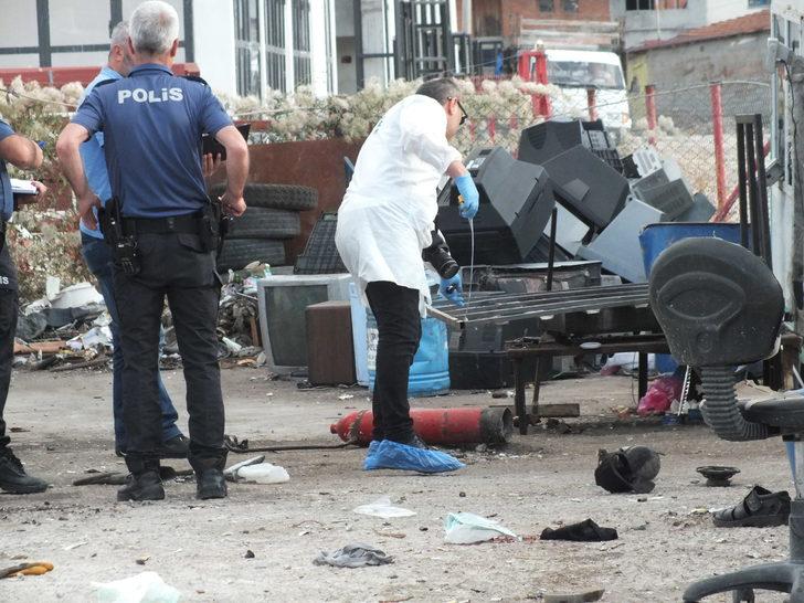 Tokat'ta eski yangın tüpü, vanası kesilirken patladı, 1 kişi yaralandı G4