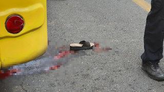 Korkunç olay! Elbisesi kapıya takıldı, otobüsün altında feci şekilde can verdi... O anlar saniye saniye kaydedildi