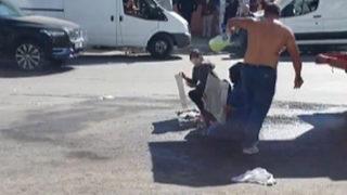 İzmir'de korku dolu anlar! Sinir krizi geçiren baba, çocuklarının üzerine benzin döküp yakmaya çalıştı