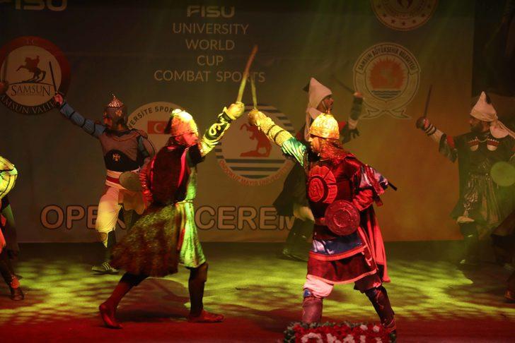 FISU Dünya Üniversiteler Dövüş Sporları açılış seremonisi Samsun'da yapıldı G5