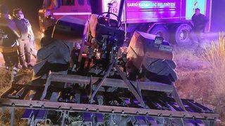 Isparta'da traktörün altında kalan kişi hayatını kaybetti