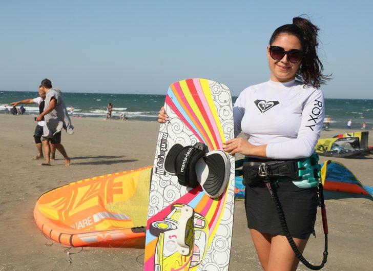 Kitesurf tutkunları Samsun'da bir araya geldi G3