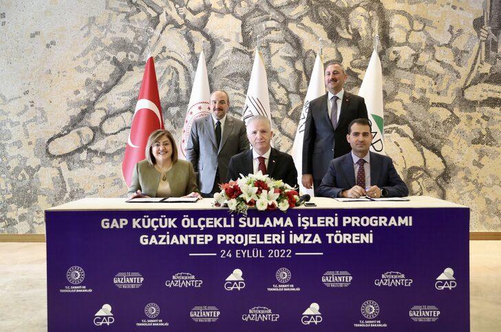 Bakan Varank, Gaziantep'te GAP Sulama Projeleri protokol imza törenine katıldı: G3