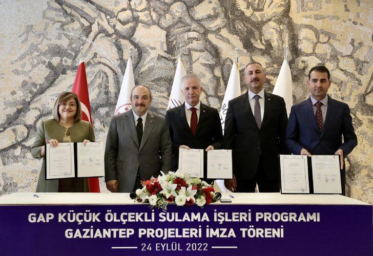 Bakan Varank, Gaziantep'te GAP Sulama Projeleri protokol imza törenine katıldı: G4