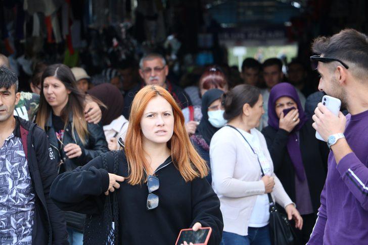 Bu kez kışlık alışveriş için geldiler, tezgahları didik didik ettiler! Esnaf: Hareketlenmeye başladık G2