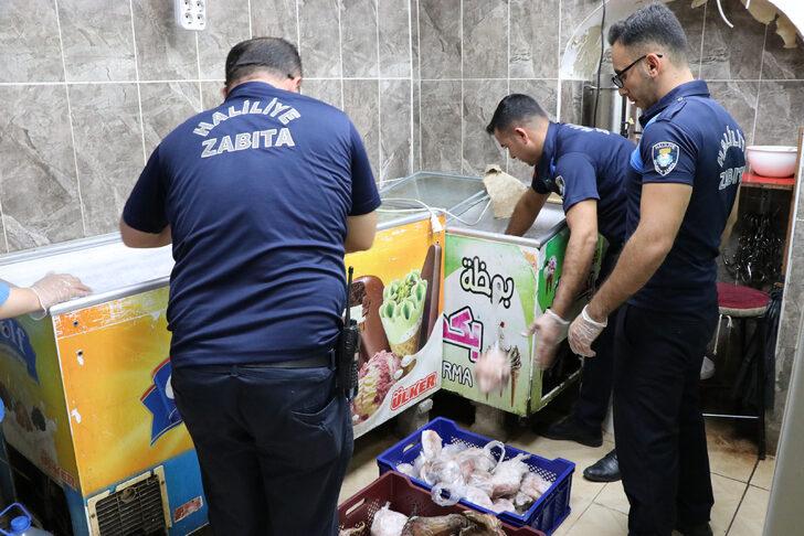 Şanlıurfa'da ele geçirilen 3 ton bozulmuş et ve sakatat imha edildi G2