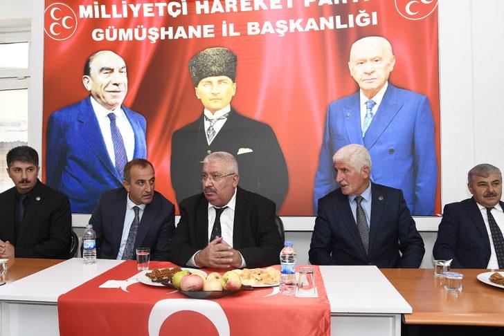 MHP Genel Başkan Yardımcısı Semih Yalçın, Gümüşhane'de partililerle bir araya geldi: G2