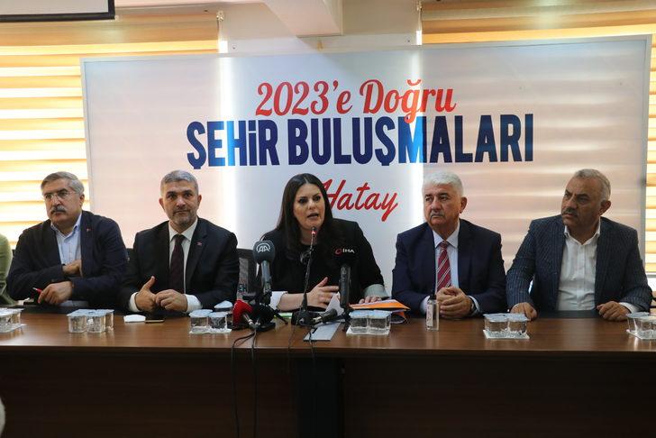 AK Parti Genel Başkan Yardımcısı Jülide Sarıeroğlu, Hatay'da konuştu: G3