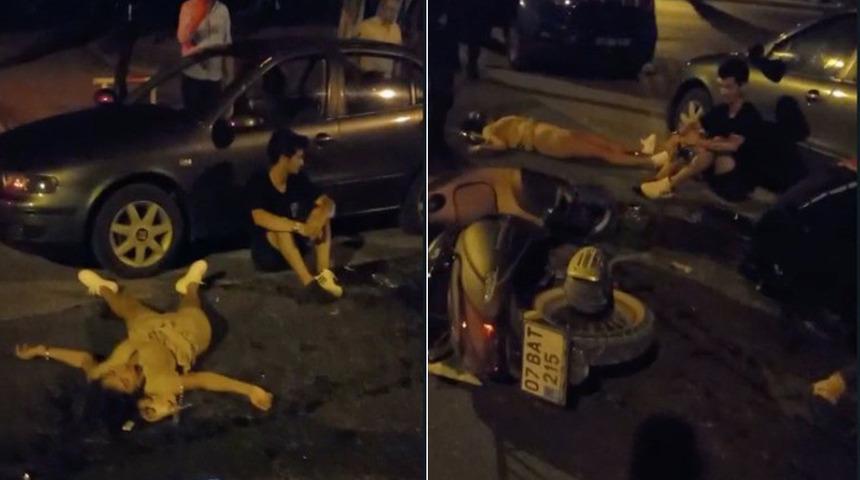 Yeni aldığı otomobilinde uyuyordu, g&uuml;r&uuml;lt&uuml;ye uyandı! Ne olduğunu bile anlamadı