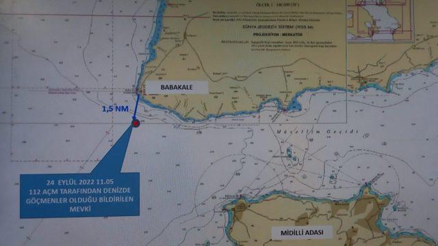 Ayvacık açıklarında düzensiz göçmenlerin bulunduğu bot battı, 6 kişi öldü