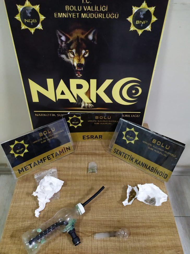 Bolu'da uyuşturucu operasyonunda 3 şüpheli tutuklandı G4