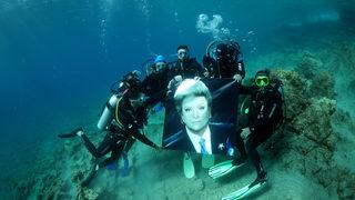 Sanat Güneşi, vefatının 26. yılında su altında anıldı