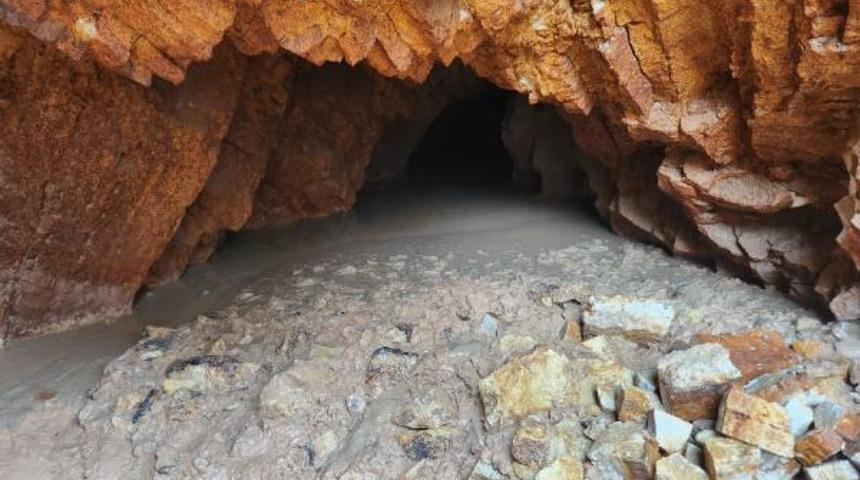 Yol çalışmasında keşfedilen mağaranın sırrı çözüldü! Yer altı sularıyla oluşmuş