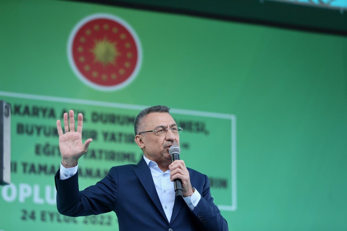 Cumhurbaşkanı Yardımcısı Oktay, Sakarya'da toplu a&ccedil;ılış t&ouml;reninde konuştu: