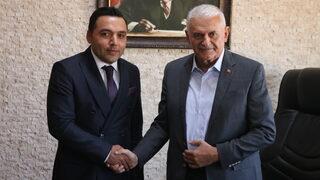 AK Parti Genel Başkanvekili Yıldırım, Karaburun'da ziyaretlerde bulundu